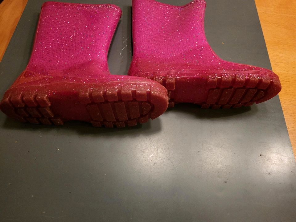 Gummistiefel Beck Glitzer pink Größe 30 Mädchen in Stuttgart