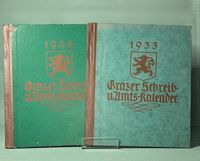 1932-1933 Antik Schrieb Graz Kalender Bayern - Neufraunhofen Vorschau