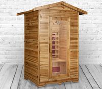 Luxus LED Infrarotsauna.Infrarotkabine 120x120x210 cm Wärmekabine Bayern - Hofkirchen Vorschau