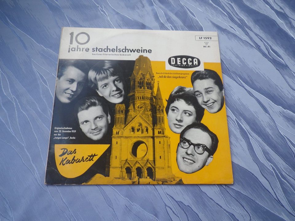 "10 Jahre Stachelschweine, Das Kabarett" vom 22. Dezember 1959 in Berlin