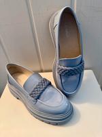 CATWALK Gr. 39 Loafer Halbschuh Hellblau Plateau Schleswig-Holstein - Lentföhrden Vorschau