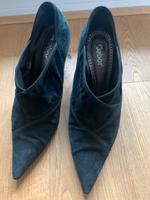 Schuhe schwarzgrau Velourleder Pumps Stiefeletten Berlin - Westend Vorschau