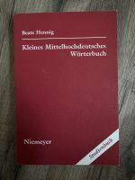 Kleines mitgelhochdeutsches Wörterbuch (Beste Henning) Münster (Westfalen) - Gelmer Vorschau