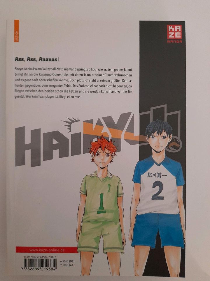 Manga / Haikyu!! / 1-8 / Deutsche Ausgabe / Kaze in Dresden