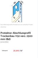 Protektor Abschlussprofil Trockenbau 1132 verz. 3000 Bayern - Maihingen Vorschau