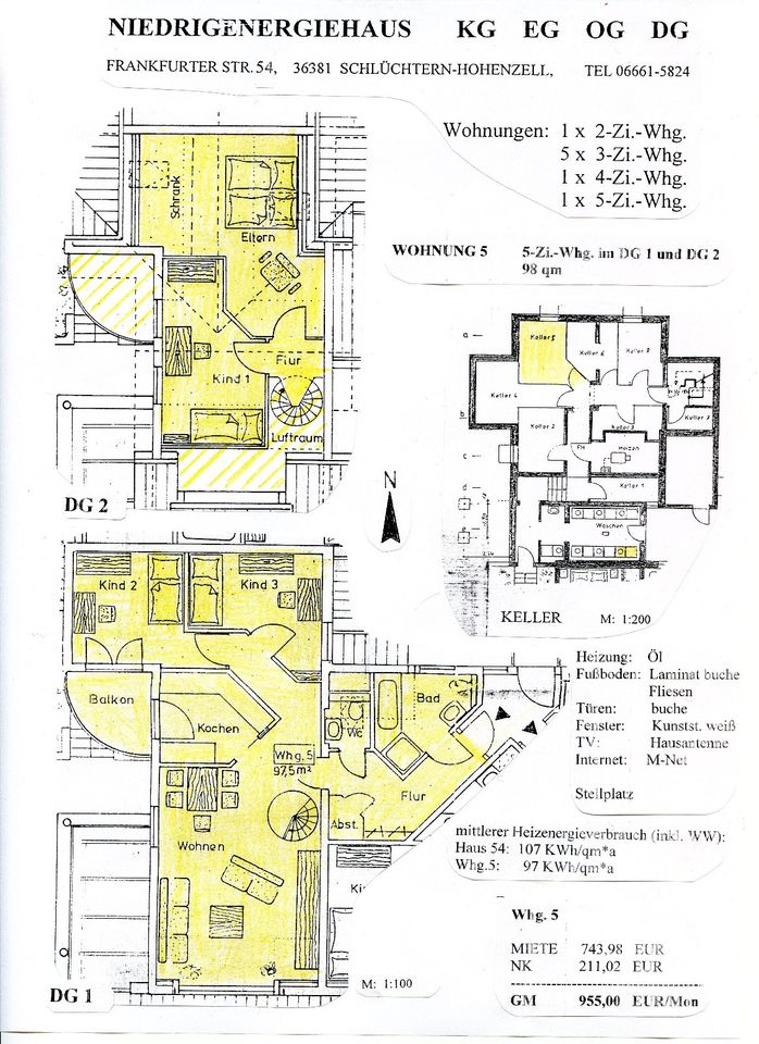 5-Zimmerwohnung in Schlüchtern