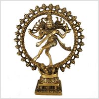 Tanzender Shiva 29cm 2,2kg Messing Nataraja Natraj Bergedorf - Hamburg Billwerder Vorschau