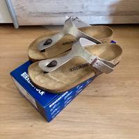 Birkenstock Gizeh Sandalen Gr. 39 Zehentrenner Graceful Taupe München - Altstadt-Lehel Vorschau
