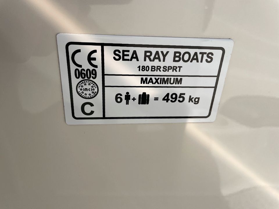 Sea Ray 180 BR Sport Bowrider in Bad Kreuznach