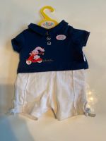 Baby Born Set Kleidung T-Shirt Shorts blau weiß Mädchen Hessen - Witzenhausen Vorschau