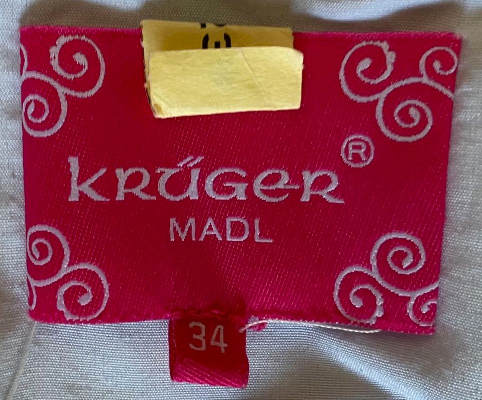 Damen Dirndl, Krüger, Gr.: 34, Blau mit Punkten, Top-Zustand - B in Reiskirchen
