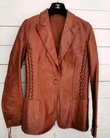 Leder Jacke. Damen . Blazer. Größe 36. Boho. Hessen - Bad Endbach Vorschau