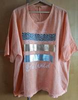 Orangefarbenes Leinen Shirt Gr. 50 -52 Thüringen - Stadtroda Vorschau