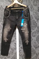 Sexy Woman Jeans Kreuz Kreuze Strass Glitzer neu L Baden-Württemberg - Tuttlingen Vorschau