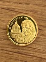Gold Papst Goldmünze 2005 585 1,56 g 1/20 Unze Niedersachsen - Wunstorf Vorschau
