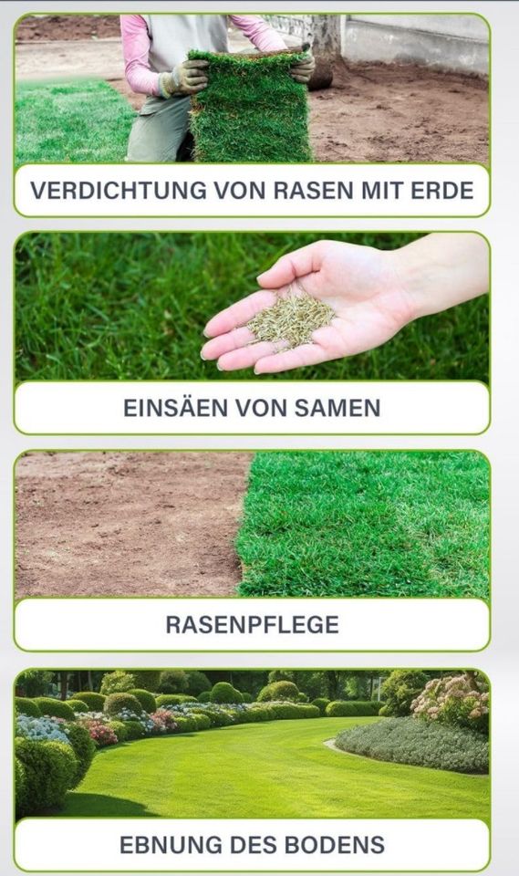 Verleih: Gartenwalze, Rasenwalze, Handwalze, Rasenrolller in Schweich