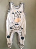 Body lang Sommer little Giraffe Baby weiss grau 56 62 Bayern - Burgheim Vorschau