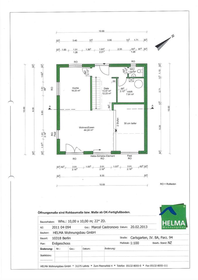 Villa in Berlin-Karlshorst mit unverbauter Aussicht in Wald- und Wiesenlage in Berlin