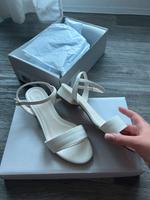 Neuer flacher Brautschuh weiß mit edlem Glitzer Berlin - Spandau Vorschau