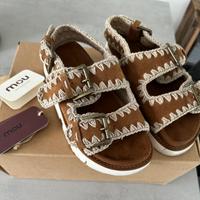 Mou Sandalen braun Cognac 37 UK 4  neu Niedersachsen - Weyhausen Vorschau