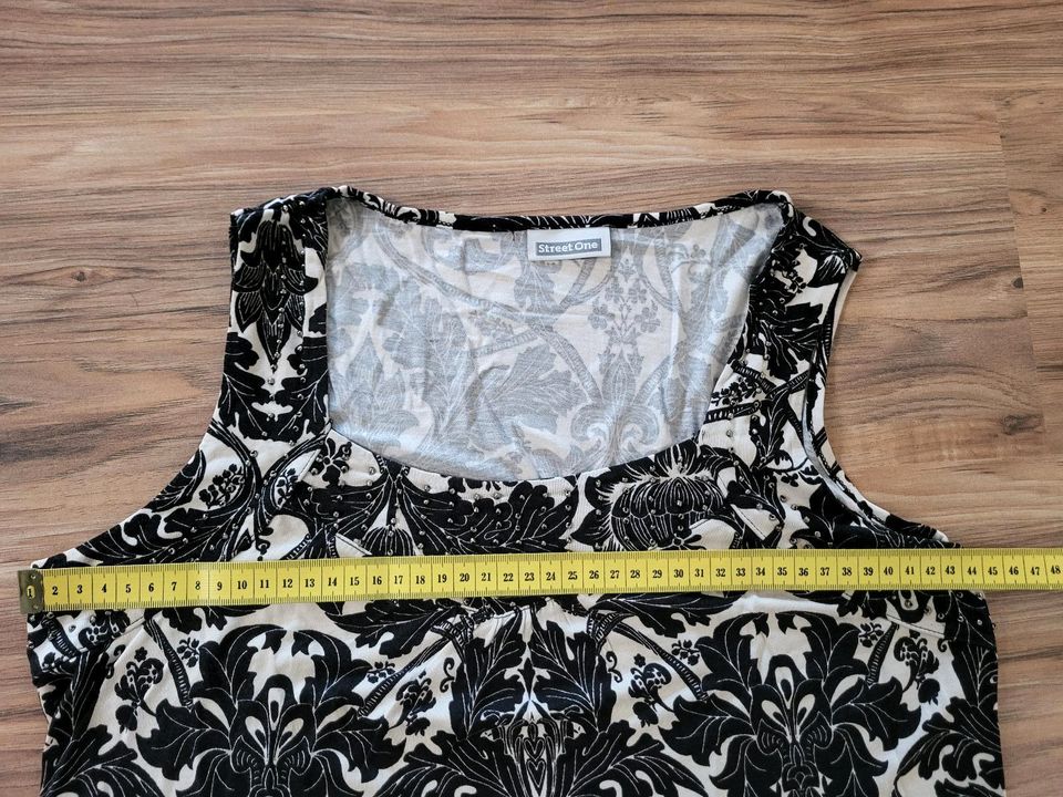 Shirt Top Tanktop Longtop Oberteil Street One Größe 40 in Groß Kreutz