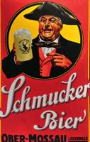 Suche Schmucker Bier Privatbrauerei Emailschild Hessen - Michelstadt Vorschau