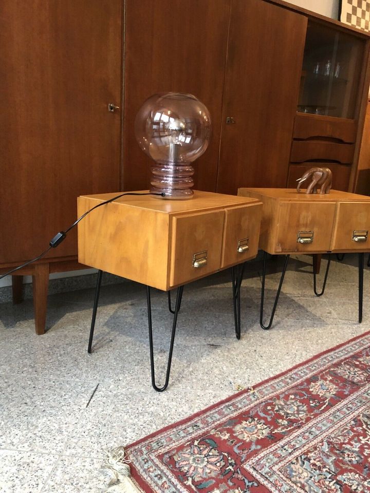 Mid Century Apothekerschrank Kommode 1960 Nachtkommode in Schorndorf