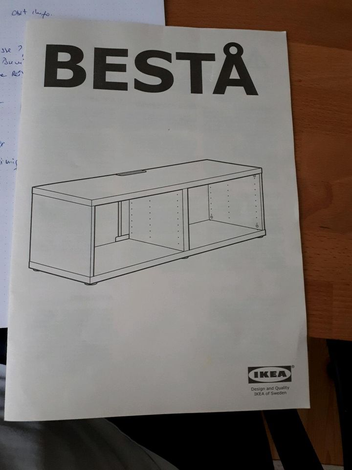 TV Kommode Bank Ikea Besta mit/ohne Beine 120x40x40cm in Berlin