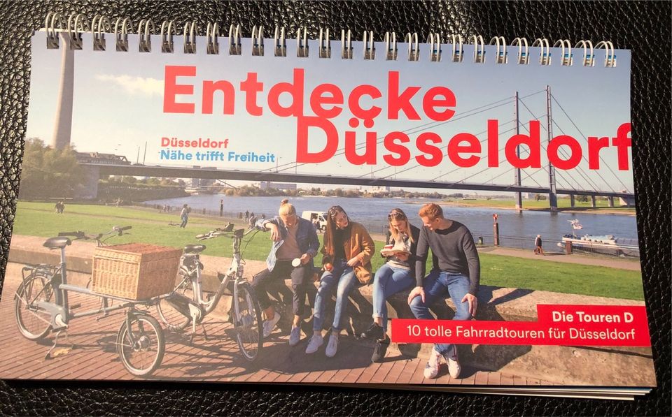 Entdecke Düsseldorf, 10 Fahrradtouren Radkarte Werbemittel in Aachen