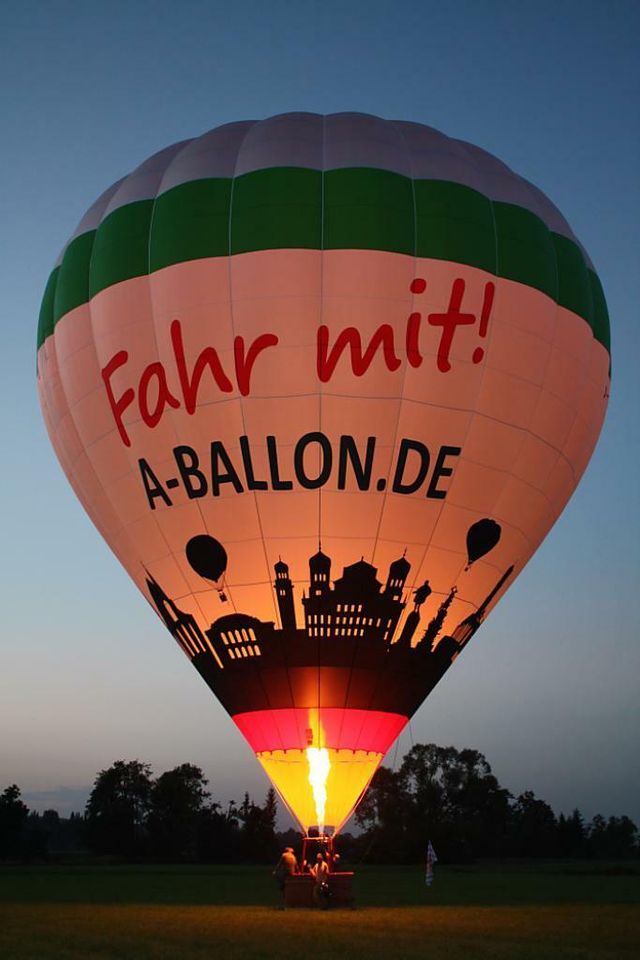 Nördlingen Ballonfahrt in ihrem Wohnort (Nördlinger Ries) in Nördlingen