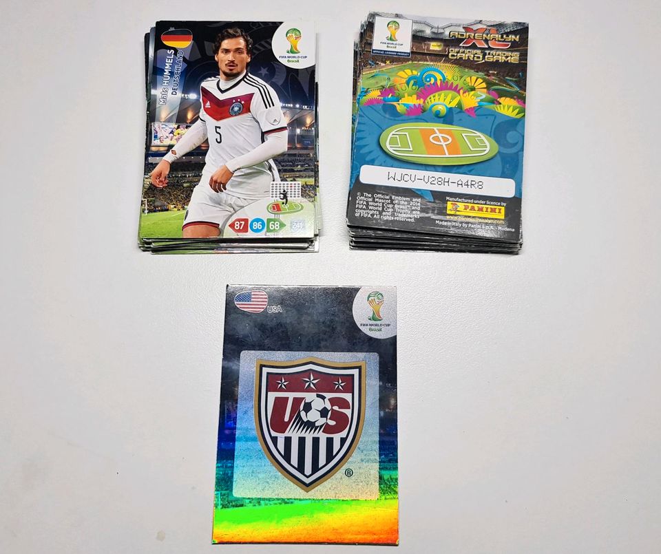 Panini Adrenalyn World Cup 2014 Fußball Sammelkarten 38 Stück in Boizenburg/Elbe