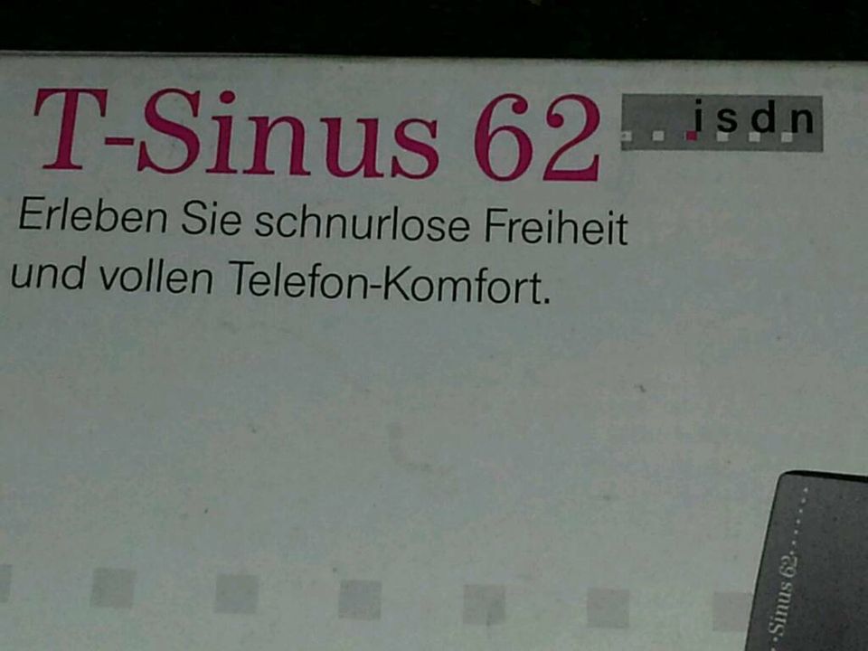 T-SINUS 62 (TELEKOM) schnurloses Telefon,ISDN, NEU & OVP!! in Berlin