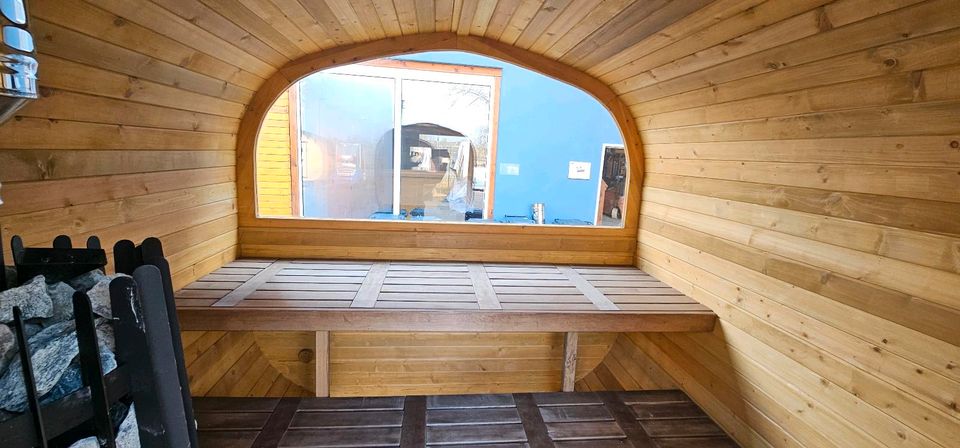 Mobile Sauna, Fasssauna,  Badezuber, Badefass, Saunalandschaft in Berlin