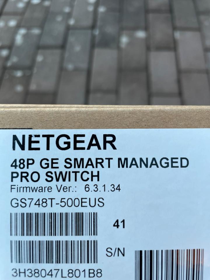 Netgear GS748T-500EUS 48-Port Gigabit Ethernet Smart Switch in Obernkirchen