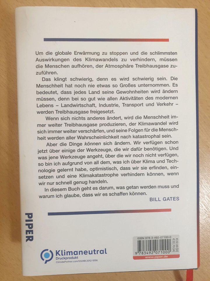 Bill Gutes, Wie wir die Klimakatastrophe verhindern, Topp! in Berlin