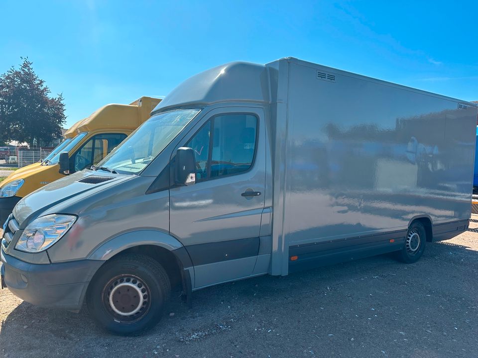 ❤️ Schicker grauer  Mercedes Sprinter TÜV 06.25 nur 85.948 km Foodtruck Wohnmobil Womo Paketkoffer Paketwagen ❌ Finanzierung möglich 19% MwSt ausweisbar 3,5t FS BE ❌REDUZIERT❌ in Garrel