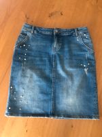 S.Oliver Jeansrock mit Perlen Used Look Gr. 40 L Brandenburg - Woltersdorf Vorschau