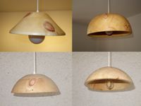 Lampenschirme aus Zirbenholz, 26-36 cm, Deckenlampen, Arvenholz Bayern - Halfing Vorschau