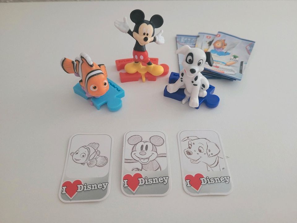 Disney Sammelfiguren / Ü-Ei / Nemo, Micky Maus & Lucky / 0,50€ in Braunschweig
