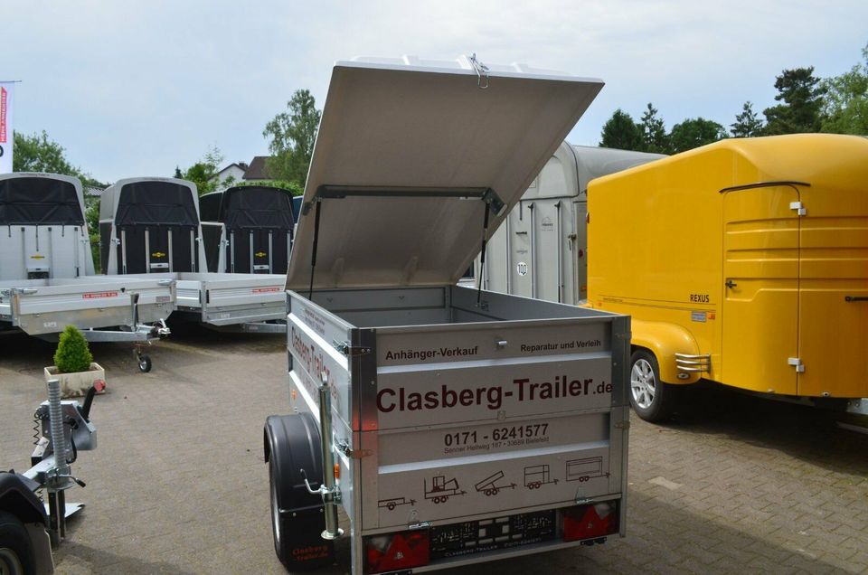 Anhänger mieten Mietanhänger 750Kg Deckelanhänger Anhängerverleih in Bielefeld