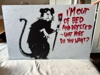 Banksy Holzleinwand 69x45 cm Hessen - Neu-Isenburg Vorschau