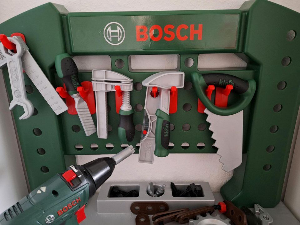 Kinder Werkbank + Bohrmaschine von Theo Klein Bosch in Buchloe
