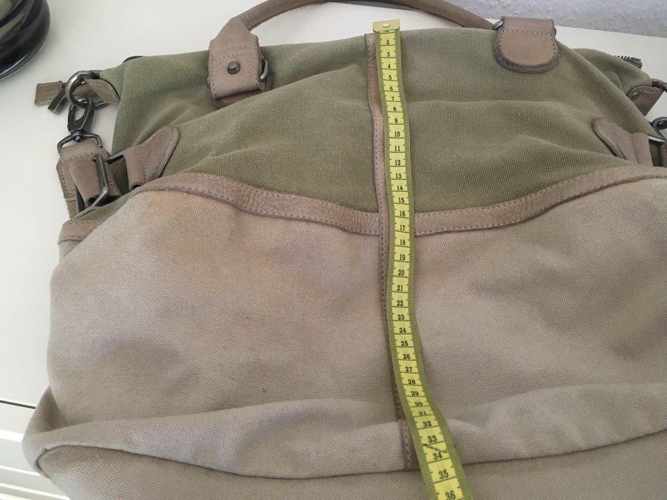 SCHUHTZENGEL/ Tasche/ Leder &Canvas, kurzer und langer Trager in Köln