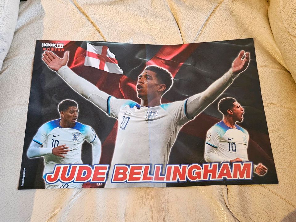 DIN A3 POSTER England Bellingham EM 2024 in Solingen