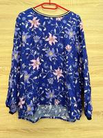 Cecil Langarm Bluse von Cecil in Gr. XXL in blau mit Blumen Niedersachsen - Bückeburg Vorschau