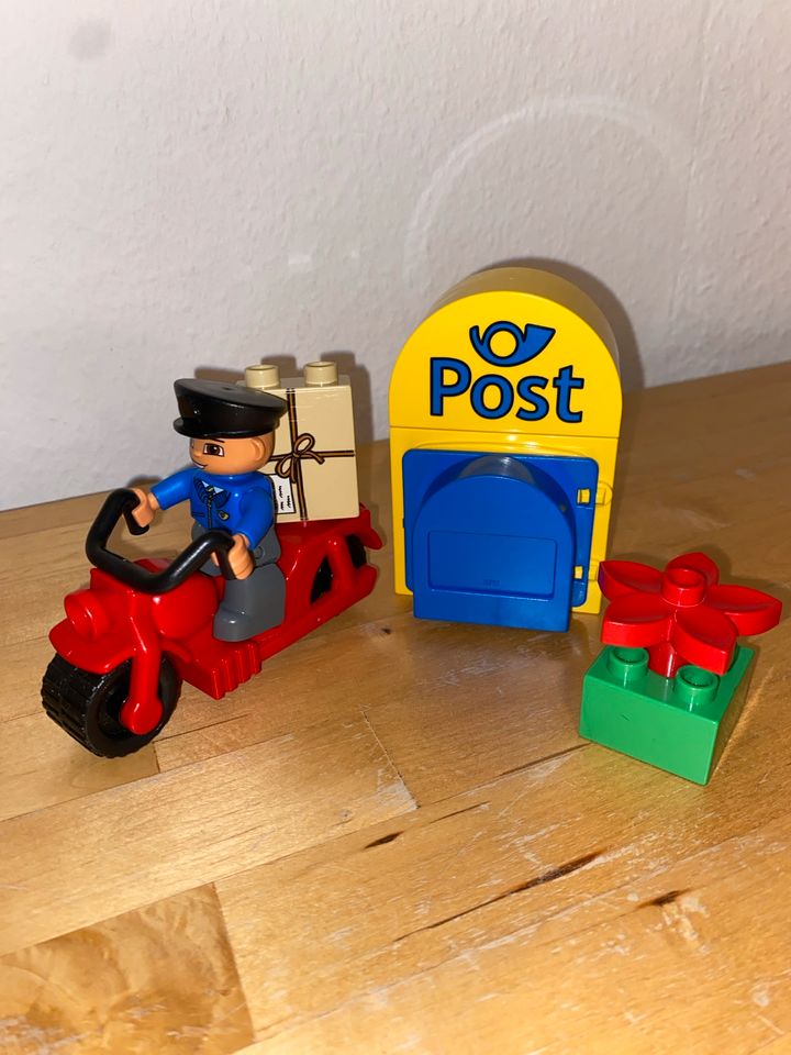 LEGO DUPLO 5638 Postbote Briefkasten Motorrad Post Paket in Kaiserslautern