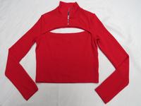 rotes Langarmshirt, cropped, von H&M, Gr. S Bayern - Thyrnau Vorschau
