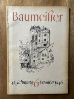 Baumeister Zeitschriften aus dem Jahr 1946 München - Maxvorstadt Vorschau