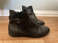 Lederstiefel/Ankle Boots | Schwarz | Tom Tailor | Größe 40 Berlin - Pankow Vorschau