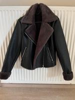 Lederjacke mit Fell Mango Niedersachsen - Leezdorf Vorschau